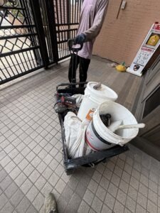 桃園市桃園區社區外牆除樹工程施工