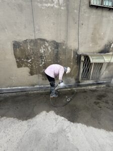 桃園市楊梅區社區外牆高壓清洗工程施工