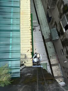 桃園市桃園區公寓外牆修補工程施工