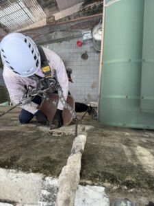 新北市蘆洲區透天外牆修補工程施工