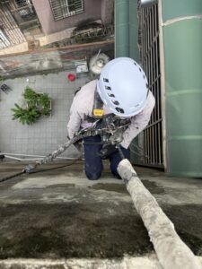 新北市蘆洲區透天外牆修補工程施工
