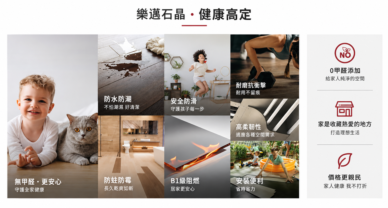 樂邁石晶以「全屋石晶」重塑生活底色 融匯比利時美學與 SPC 石晶科技 打造安心居家空間
