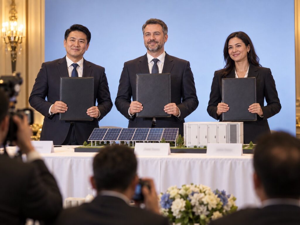 奧羅拉特區簽1GW綠電備忘錄,首期100MW先做 奧羅拉特區簽1GW綠電備忘錄,首期100MW先做
