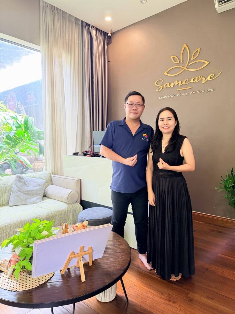ACTA台灣東協商會拜訪越南Samcare交流美容服務市場與台越產業合作新機會