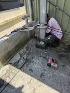 桃園市大溪區透天外牆排水管安裝工程施工