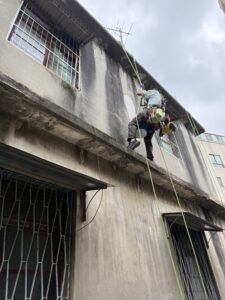 桃園市八德區透天外牆修補工程施工