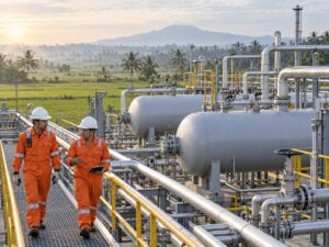 印尼液化石油氣廠啟用,日產160噸只占全國消費0.6% 印尼液化石油氣廠啟用,日產160噸只占全國消費0.6%